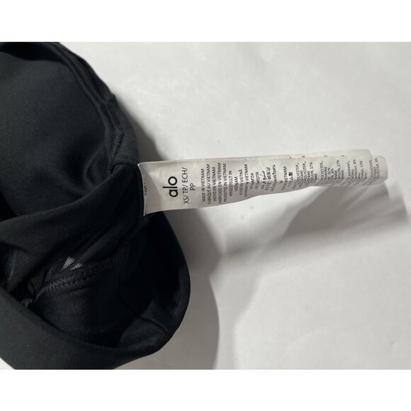 ALO Yoga Airlift Mesh Just Right Bra in Black - Picture 5 of 5